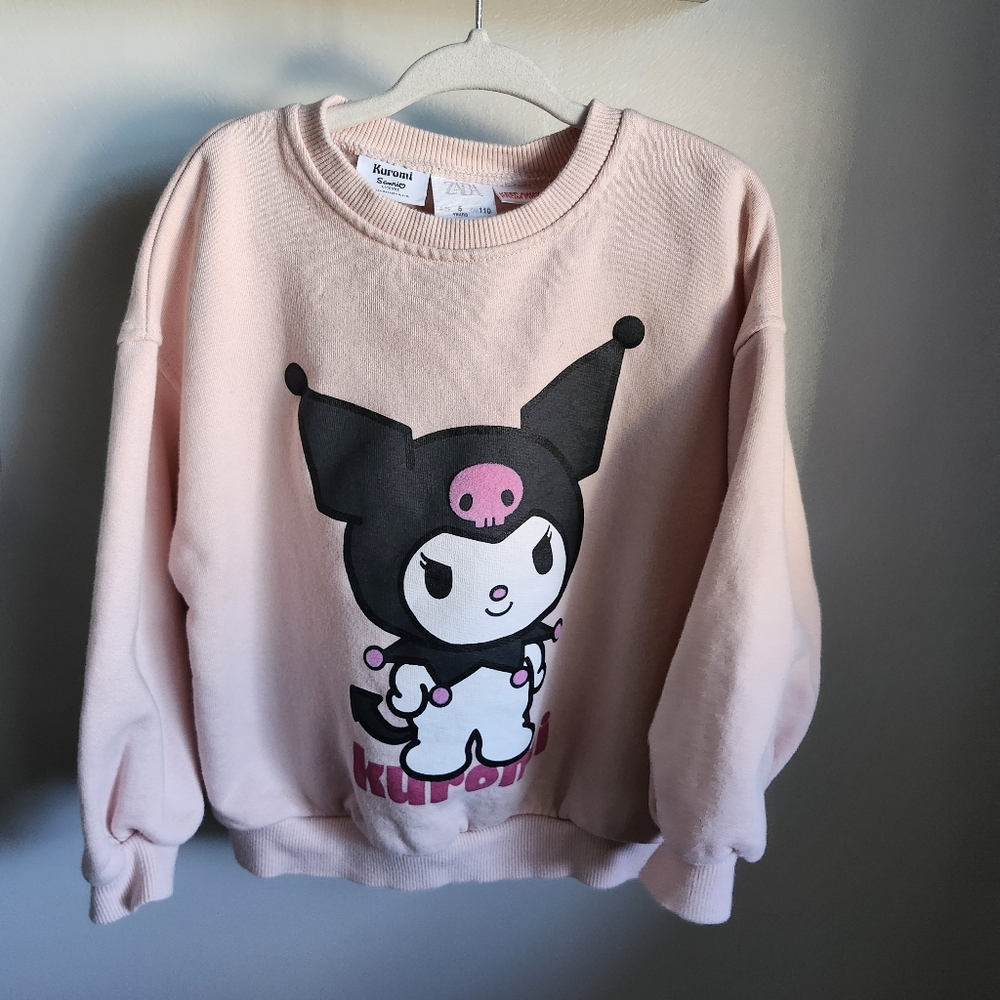 Zara KUROMI Pink Sweatshirt